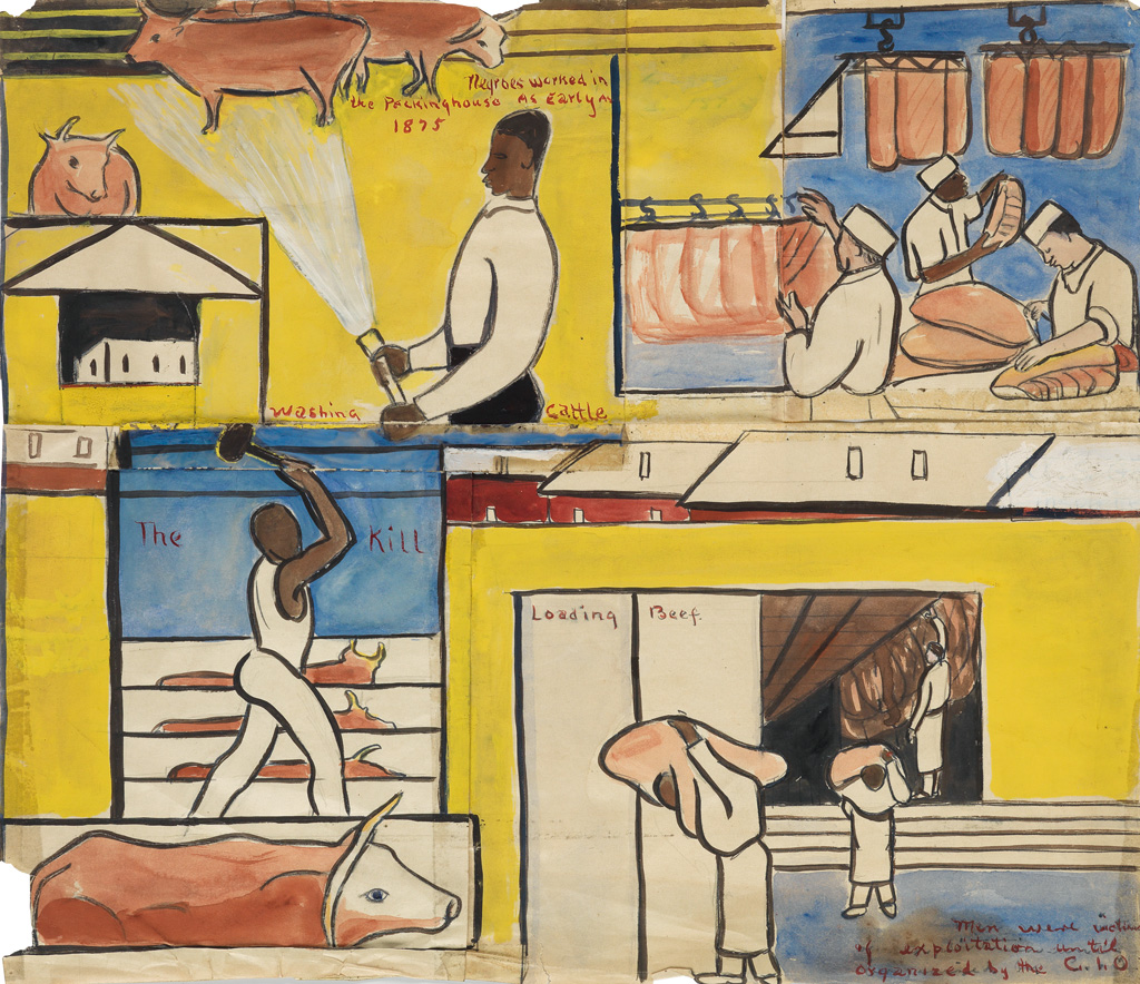 THELMA JOHNSON STREAT (1911 - 1959) The Meatpacking District (Study for The Negro in Professional Life).